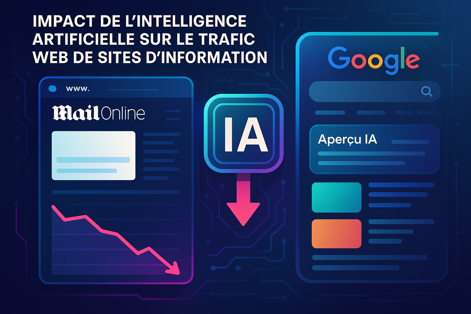 découvrez comment les aperçus de l'intelligence artificielle de google ont influencé la diminution des clics sur mail online. analyse des tendances, des résultats et des implications pour les sites d'information dans un paysage numérique en évolution.