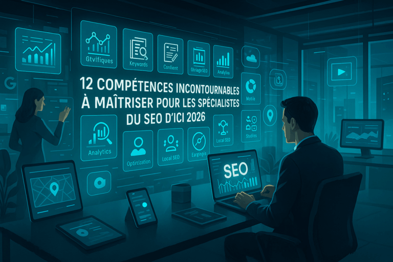découvrez les 12 compétences essentielles que tout spécialiste du seo doit maîtriser d'ici 2026 pour rester compétitif dans un environnement numérique en constante évolution. de l'analyse des données à l'optimisation mobile, cette liste vous prépare aux défis futurs du référencement.