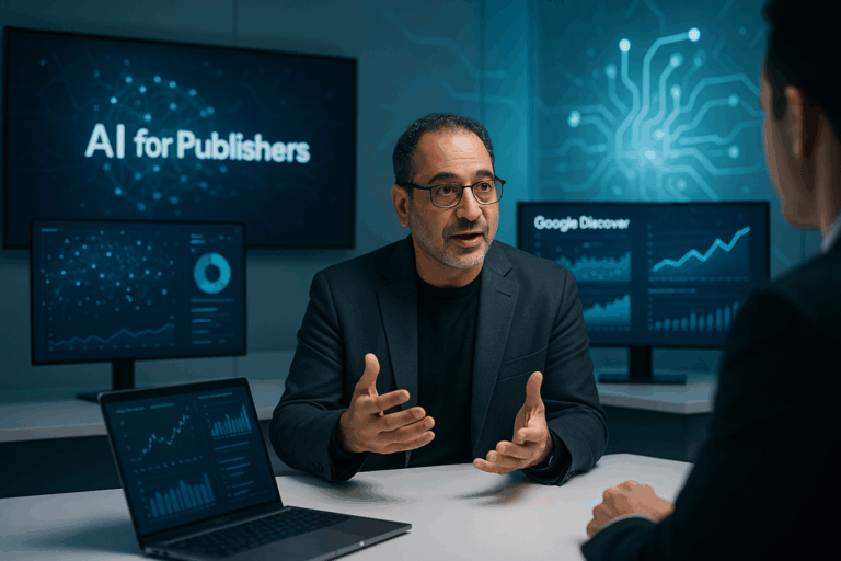 découvrez les implications du mode ia de google discover pour les éditeurs à travers un entretien exclusif avec john shehata. plongez dans les enjeux et les perspectives d'avenir de la publication à l'ère de l'intelligence artificielle.