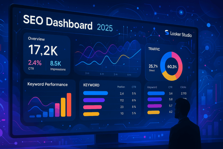 découvrez comment optimiser votre campagne seo avec notre tableau de bord ultime sur looker studio en 2025. suivez vos performances, analysez les données clés et boostez votre visibilité en ligne grâce à des insights puissants et des outils innovants.